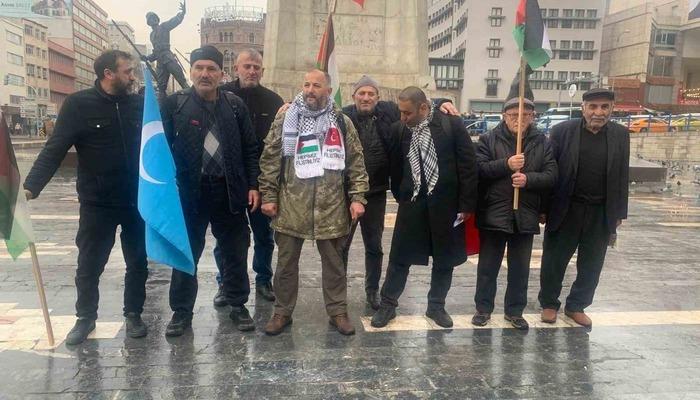 Filistin’e destek için İstanbul’dan Ankara’ya yürüdüler